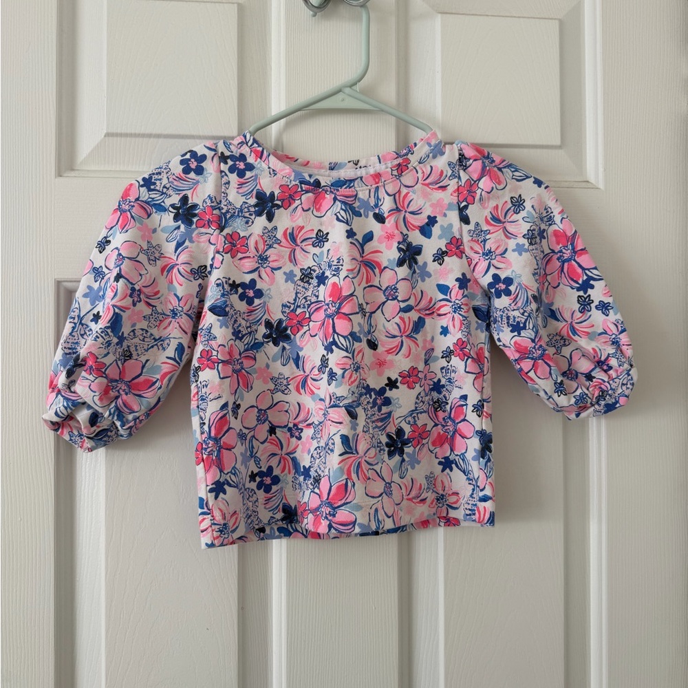 Lilly Pulitzer Mini Corden Sweatshirt in the Party Like a Lobstar print